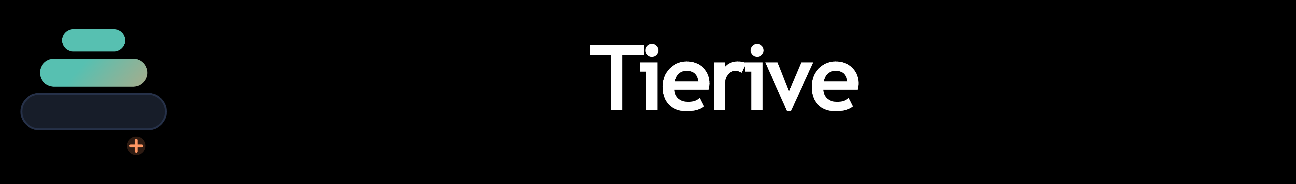 Tierive horizontal black